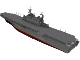 LHA-2 Saipan 3D Model