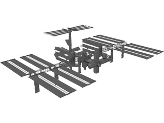 International Space Station 3D Model