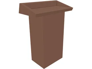 Podium 3D Model