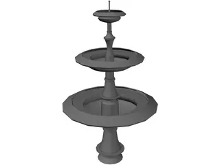 Fountain 3D Model