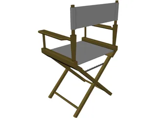 Chair Directors 3D Model