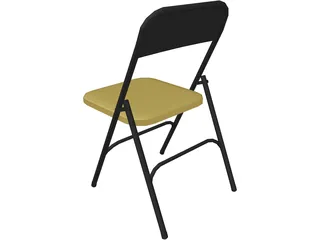 Chair Folding 3D Model