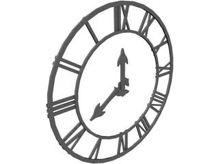 Clock 3D Model