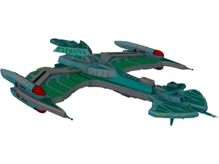 Star Trek Klingon 3D Model