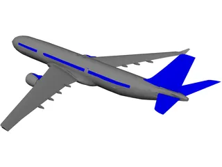 Airbus A330 3D Model