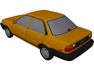 Toyota Corolla (1990) 3D Model