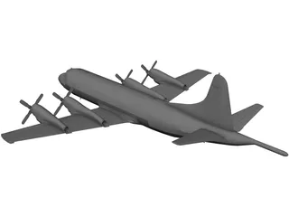 Lockheed P-3C Orion 3D Model