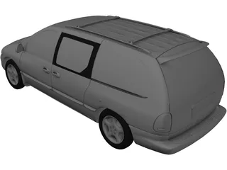 Dodge Caravan (1999) 3D Model