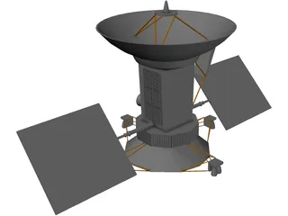 Magellan Satellite 3D Model