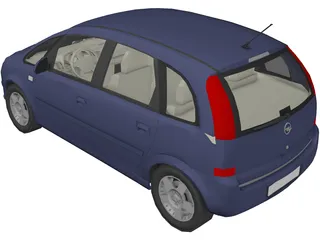 Opel Meriva 3D Model