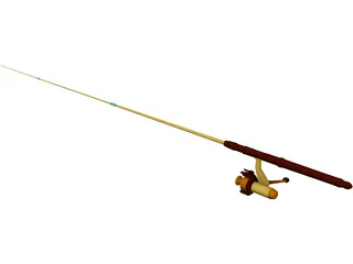 Fishing Pole 3D Model