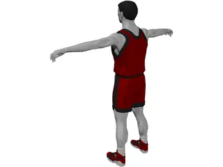 Basketball Player 3D Model