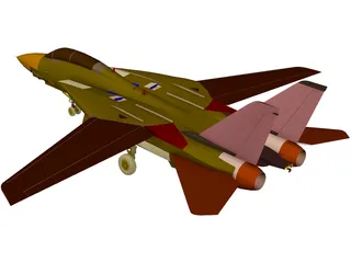 F-14D Tomcat 3D Model
