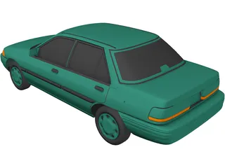 Ford Escort (1994) 3D Model