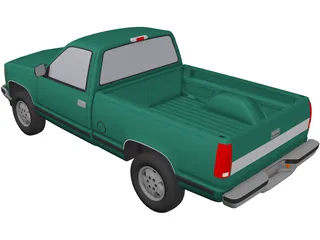 Chevrolet Full-Size Pickup (1994) 3D Model