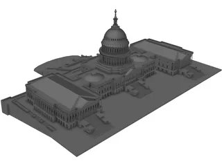 US Capitol Building 3D Model