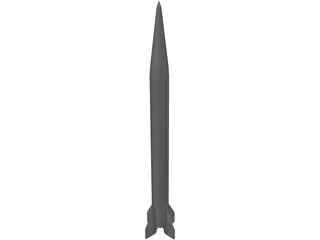 Scud B Missile 3D Model