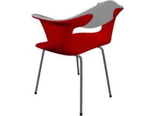 Chair Bluebelle Plastic 3D Model