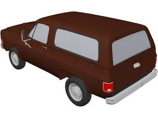 Chevrolet Blazer (1977) 3D Model