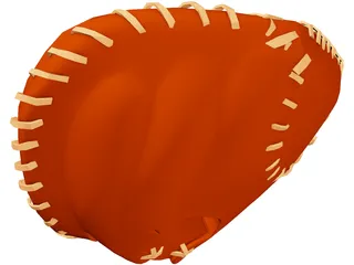 Baseball Catchers Mitt 3D Model