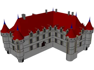 Castle French 3D Model