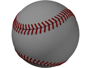 Baseball 3D Model