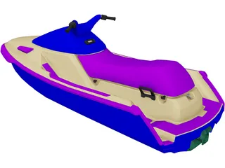 Personal Watercraft 3D Model