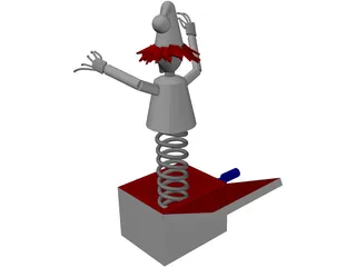 Jack-In-The-Box 3D Model