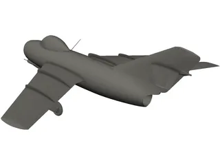 MiG-15 3D Model