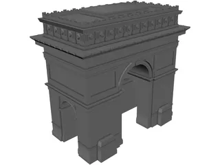 Arc of Triumf Paris 3D Model