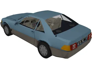 Mercedes-Benz 600 SL 3D Model