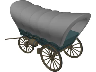 Conestoga Coach 3D Model