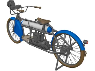 Henderson Model A (1912) 3D Model