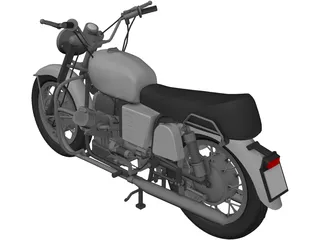 Moto Guzzi 1 3D Model