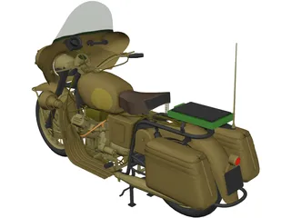 Moto Guzzi 700cc 3D Model