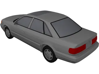 Audi 100 V8 (1993) 3D Model