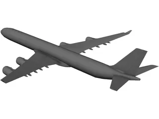 Airbus A340-600 3D Model