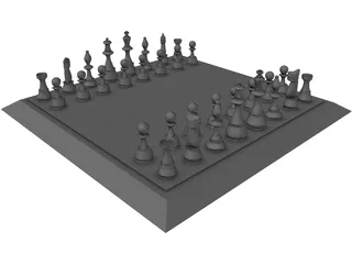 Chessboard 3D Model