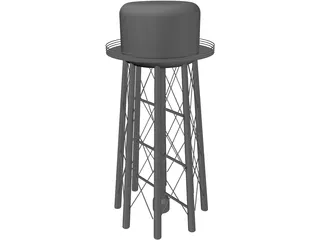 Water Tower 3D Model