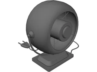 Portable Fan 3D Model