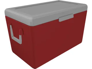 Picnic Cooler 3D Model