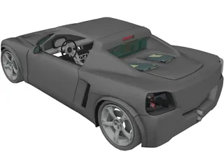 Opel Speedster 3D Model