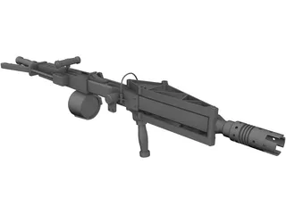 M57 Smart Gun 3D Model