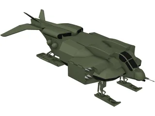 UD 1L Drop Ship 3D Model