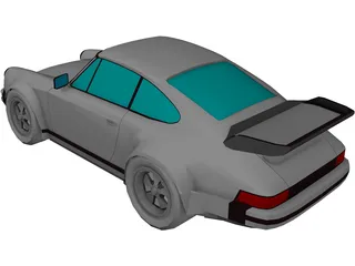 Porsche 911 Turbo (1977) 3D Model