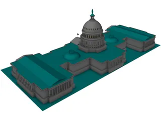 US Capitol Building 3D Model