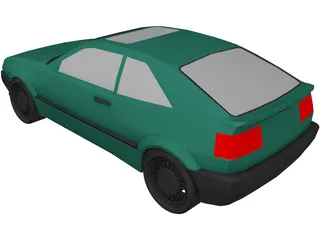 Volkswagon Corrado 3D Model