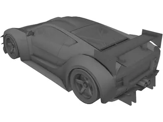 Saleen S5S Raptor LM Concept (2010) 3D Model