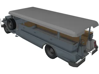 Jeep Catafalque 3D Model