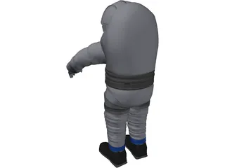 Space Suit 3D Model